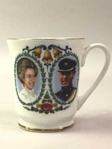 COLLECTION OF CERAMIC MUGS, COMMEMORATIVE AND OTHERS