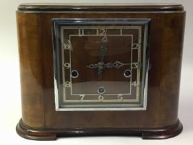 ROBERT STEWART OF GLASGOW ART DECO MANTEL CLOCK, MID 20TH CENTURY