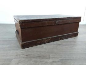 VICTORIAN SCUMBLED PINE BLANKET BOX,