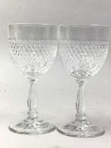 COLLECTION OF ROYAL ALBERT GLASSES, AND OTHER GLASSWARE