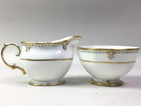 ROYAL CROWN DERBY TEA SERVICE, LOMBARDY PATTERN