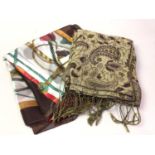 GROUP OF SCARVES,