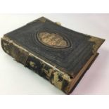 ILLUSTRATED LEATHER BOUND BIBLE,