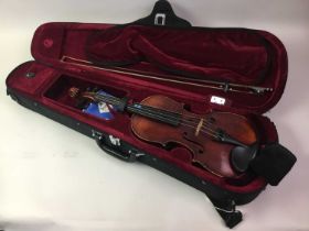 VIOLIN AND BOW,