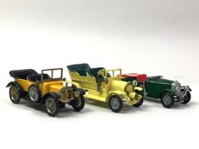 MATCHBOX MODELS OF YESTERYEAR, COLLECTION OF EIGHT DIE-CAST VEHICLES,