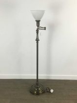 BRASS FLOOR LAMP,