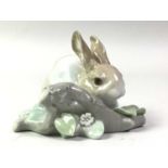 LLADRO FIGURE OF A RABBIT AND OTHER FIGURES