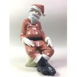 NAO FIGURE, AN EXHAUSTING DAY (SANTA CLAUS)