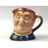 ROYAL DOULTON CHARACTER JUG OF FAT BOY, AND OTHER ROYAL DOULTON FIGURES