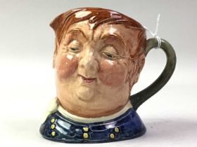 ROYAL DOULTON CHARACTER JUG OF FAT BOY, AND OTHER ROYAL DOULTON FIGURES