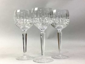 WATERFORD DRINKING GLASSES, AND OTHER GLASSWARE