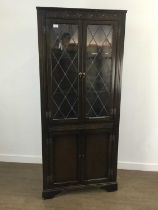 OAK CORNER CUPBOARD,