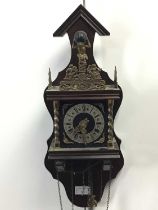REPRODUCTION DUTCH STYLE WALL CLOCK,