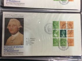 GROUP OF STAMPS, AND FIRST DAY COVERS