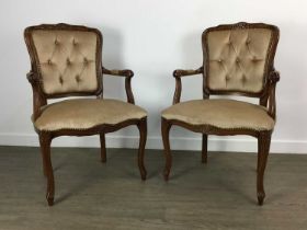 PAIR OF REPRODUCTION FAUTEILS,