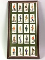 TWO MILITARY INTEREST CIGARETTE CARDS,