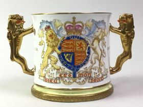 PARAGON QUEEN ELIZABETH II LOVING CUP, AND OTHER CERAMICS