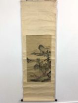 GROUP OF FOUR CHINESE SCROLLS, 20TH CENTURY