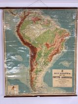 BATHY-OROGRAPHICAL MAP OF SOUTH AMERICA,