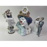 GROUP OF LLADRO FIGURES,