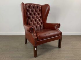 WINGBACK BUTTONBACK ARMCHAIR,