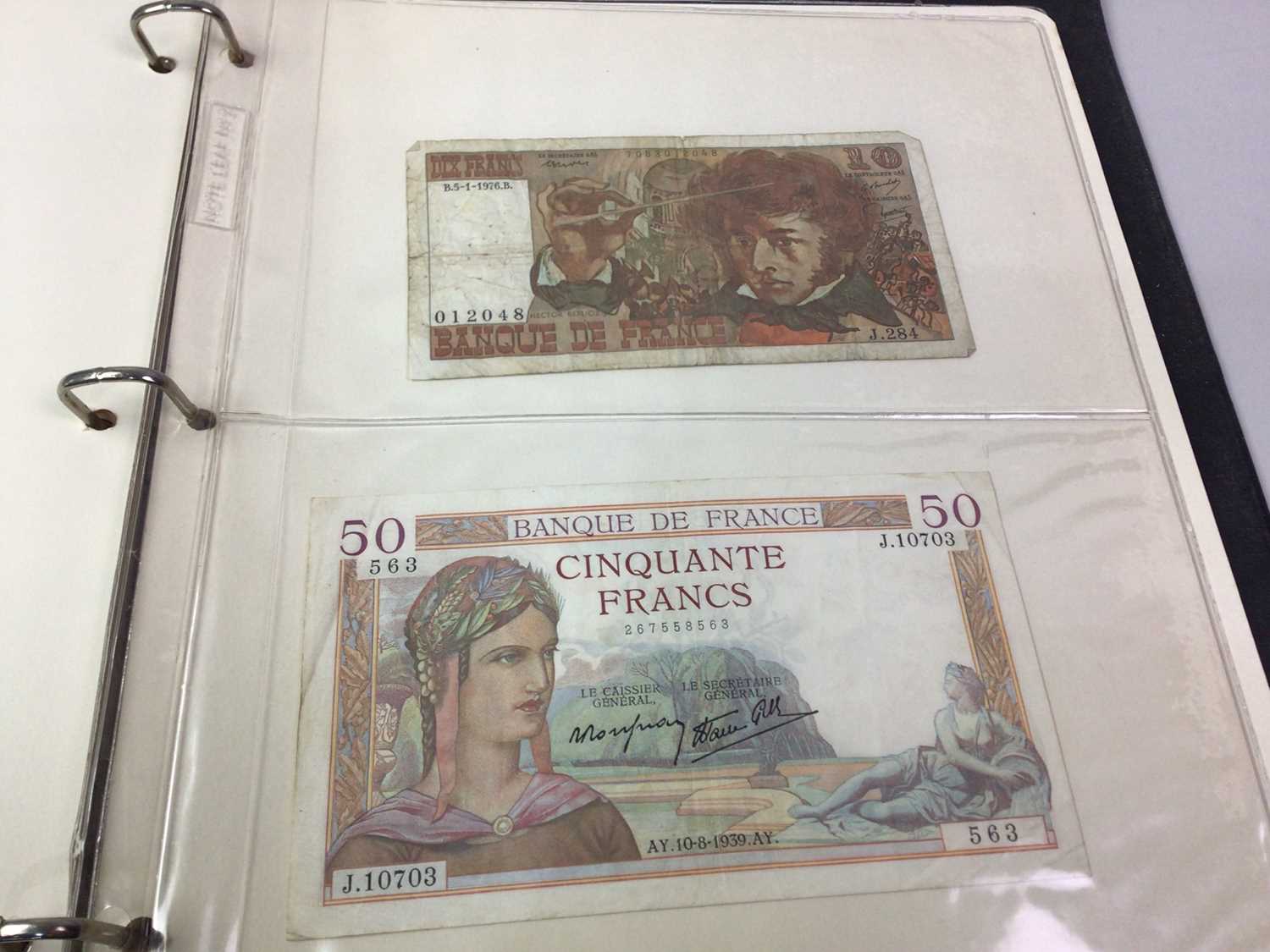 COLLECTION OF UNITED KINGDOM AND WORLDWIDE BANKNOTES, - Image 5 of 6