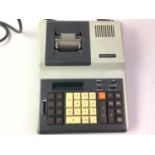 UNDERWOOD 483-PD CALCULATOR, ALONG WITH OTHER ITEMS