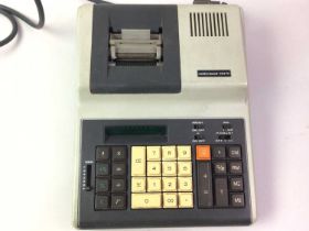 UNDERWOOD 483-PD CALCULATOR, ALONG WITH OTHER ITEMS