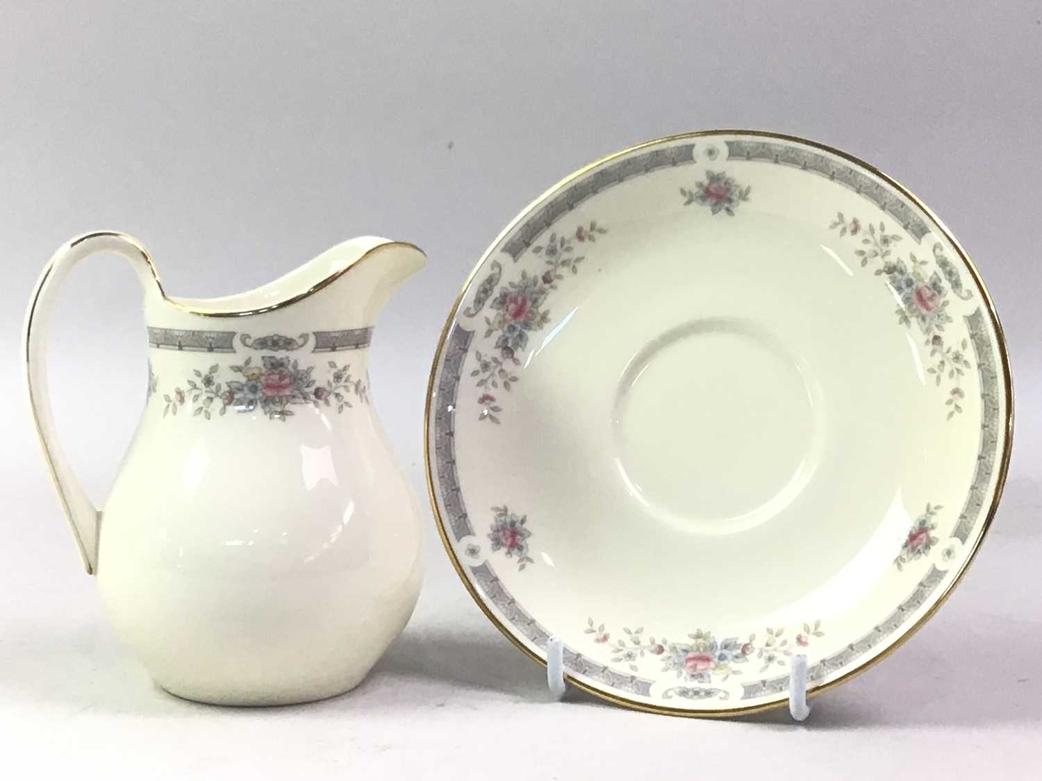 ROYAL DOULTON COFFEE AND DINNER SET, REBECCA PATTERN