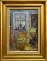* MARY NICOL NEILL ARMOUR LLD RSA RSW RGI (SCOTTISH 1902 - 2000), CHAIR BY THE WINDOW