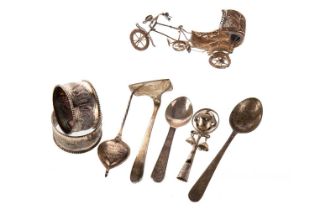 INDIAN SILVER RICKSHAW, AND OTHER INDIAN SILVER