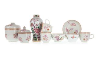 GROUP OF CHINESE PORCELAIN, 18TH CENTURY, YONGZHENG AND QIANLONG PERIODS