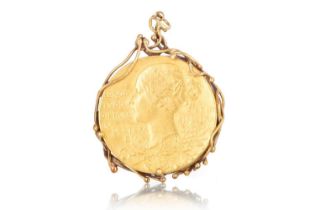 QUEEN VICTORIA GOLD COMMEMORATIVE MEDALLION,