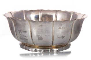 GEORGE V SILVER ROSE BOWL, WILLIAM HUTTON & SONS, SHEFFIELD 1927