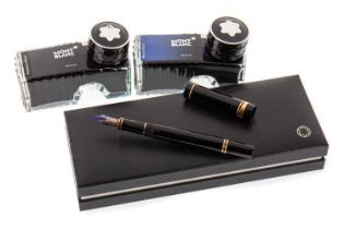 PARKER, FOUNTAIN PEN, ALONG WITH A GERMAN FOUNTAIN PEN,