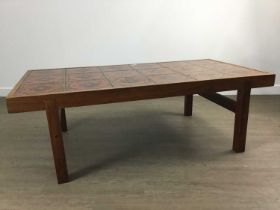 TILE TOPPED COFFEE TABLE,