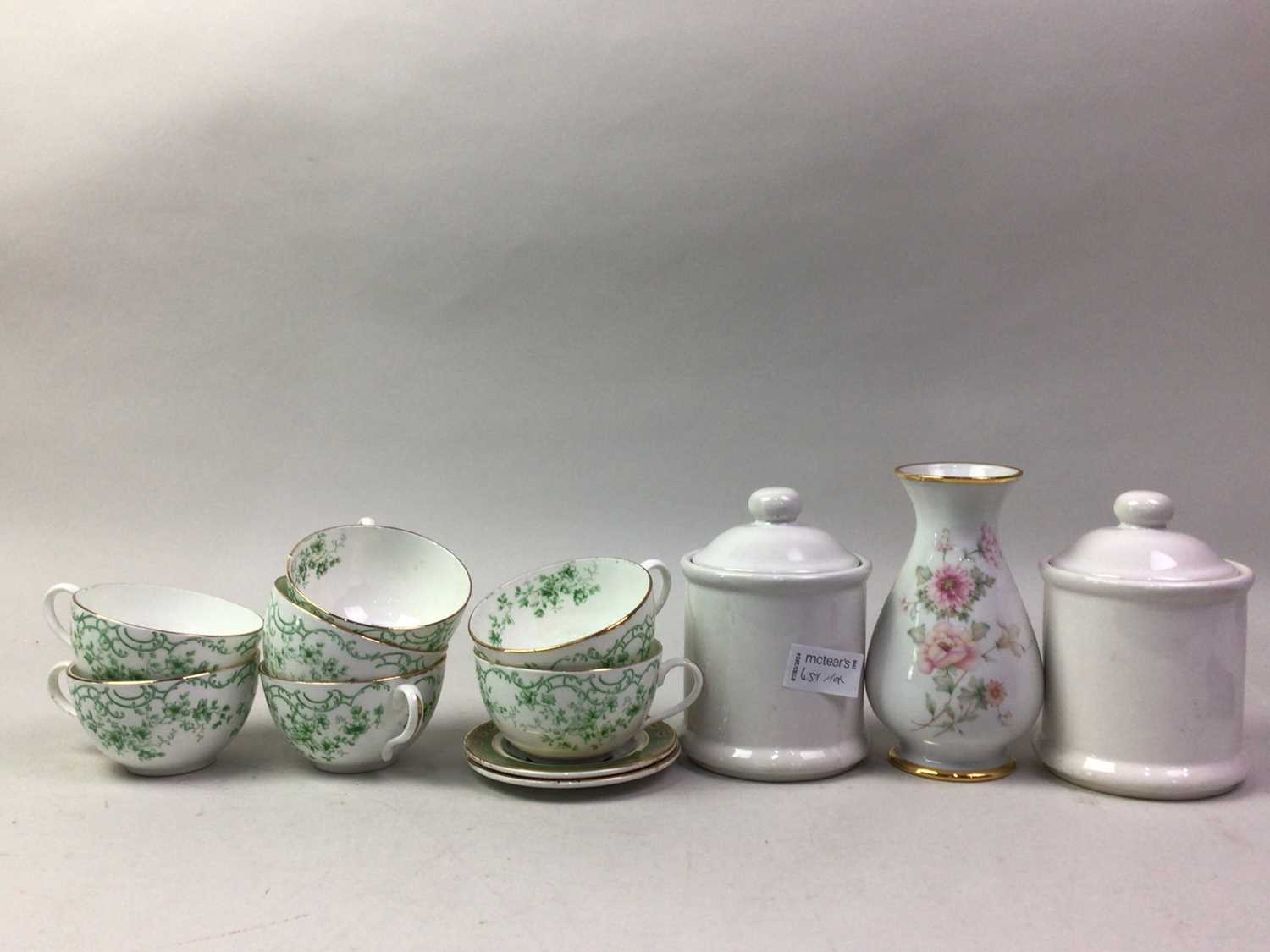 20TH CENTURY PART TEA SERVICE, AND OTHER CERAMICS - Image 2 of 3