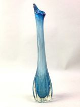 ART GLASS VASE, AND FURTHER ART GLASS