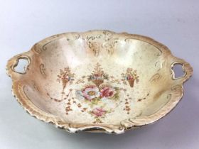 CROWN DEVON BOWL, AND OTHER CERAMICS