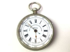 TWO OPEN FACE POCKET WATCHES,