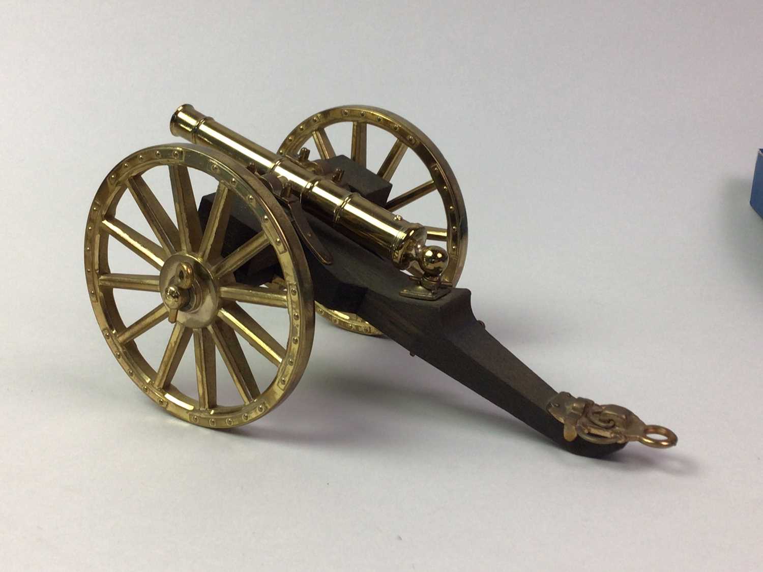 THE NAPOLEONIC GUN KIT, PAIR OF BRASS CANNONS, - Image 2 of 3