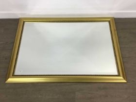 GILT FRAME WALL MIRROR,