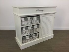 WHITE PAINTED CABINET,