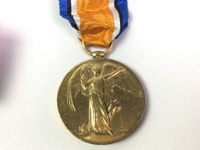 TWO WAR MEDALS ALONG WITH OTHERS,