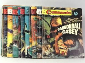 GROUP OF COMMANDO COMICS, VARIOUS ISSUES