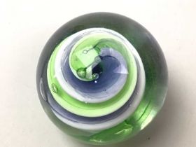 CAITHNESS PAPERWEIGHT, AND OTHER GLASS AND CRYSTAL ITEMS