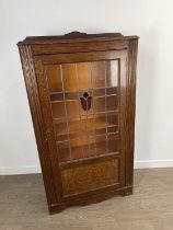 OAK BOOKCASE,