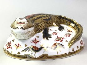 TWO ROYAL CROWN DERBY PAPERWEIGHTS,