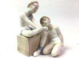 GROUP OF ROYAL DOULTON FIGURES, AND OTHER CERAMICS