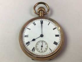 THREE VICTORIAN AND LATER POCKET WATCHES,